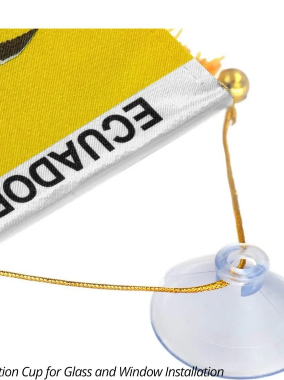 ECUADOR  MINI BANNER FLAG 4 x 6